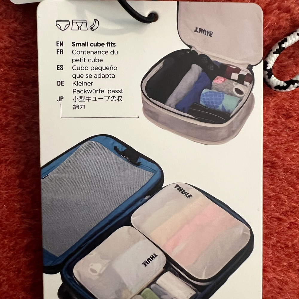 Thule Small Cube Packing Organizer - White NWT